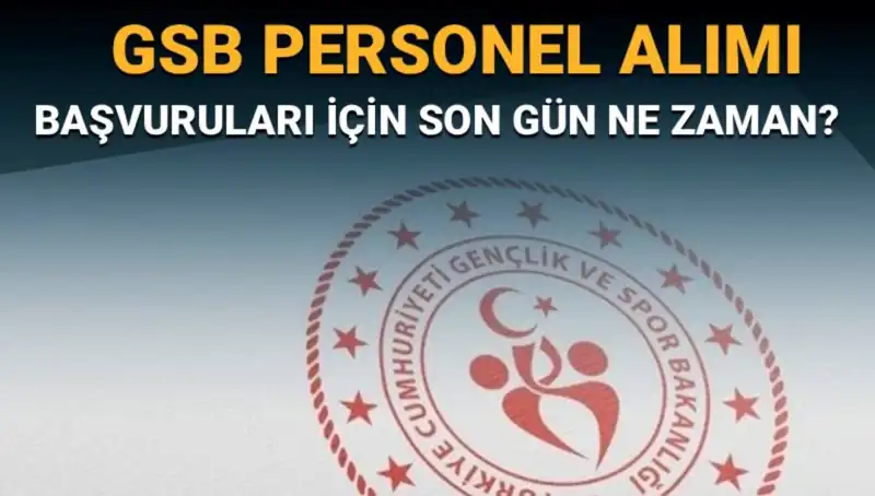Gençlik ve Spor Bakanlığı Personel Alımı: Son Başvuru Tarihleri ve Tüm Detaylar