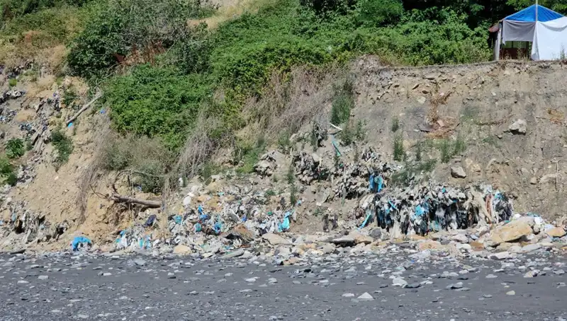 Kozlu Sahil'de Görülen Çöp Yığını İle Mücadele Başlatıldı!