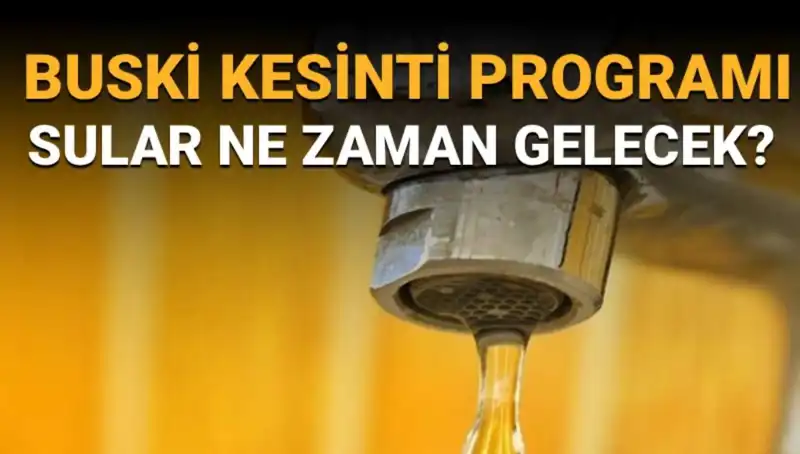 Bursa Nilüfer’de Su Kesintisi: Ne Zaman Sular Gelecek?