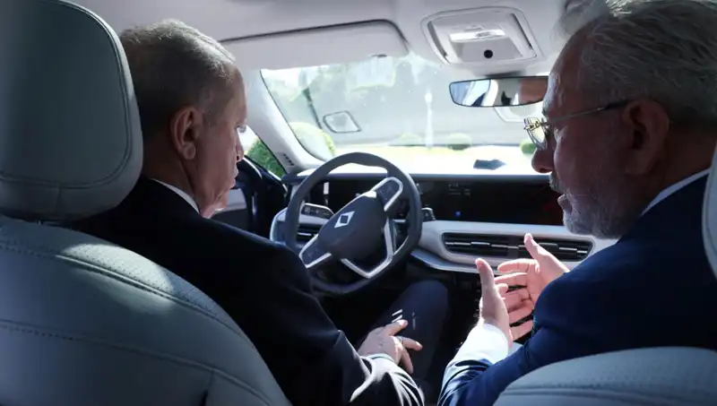 Cumhurbaşkanı Erdoğan Togg'un Yepyeni Modelini Deneyimledi